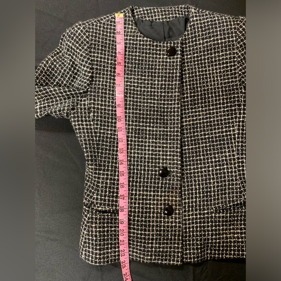 Fleet Street Women’s Jacket. Size:10. Black/White. - Picture 13 of 16